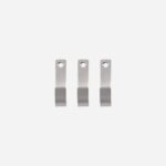 Hook, Thapsus, Brushed Silver Finish