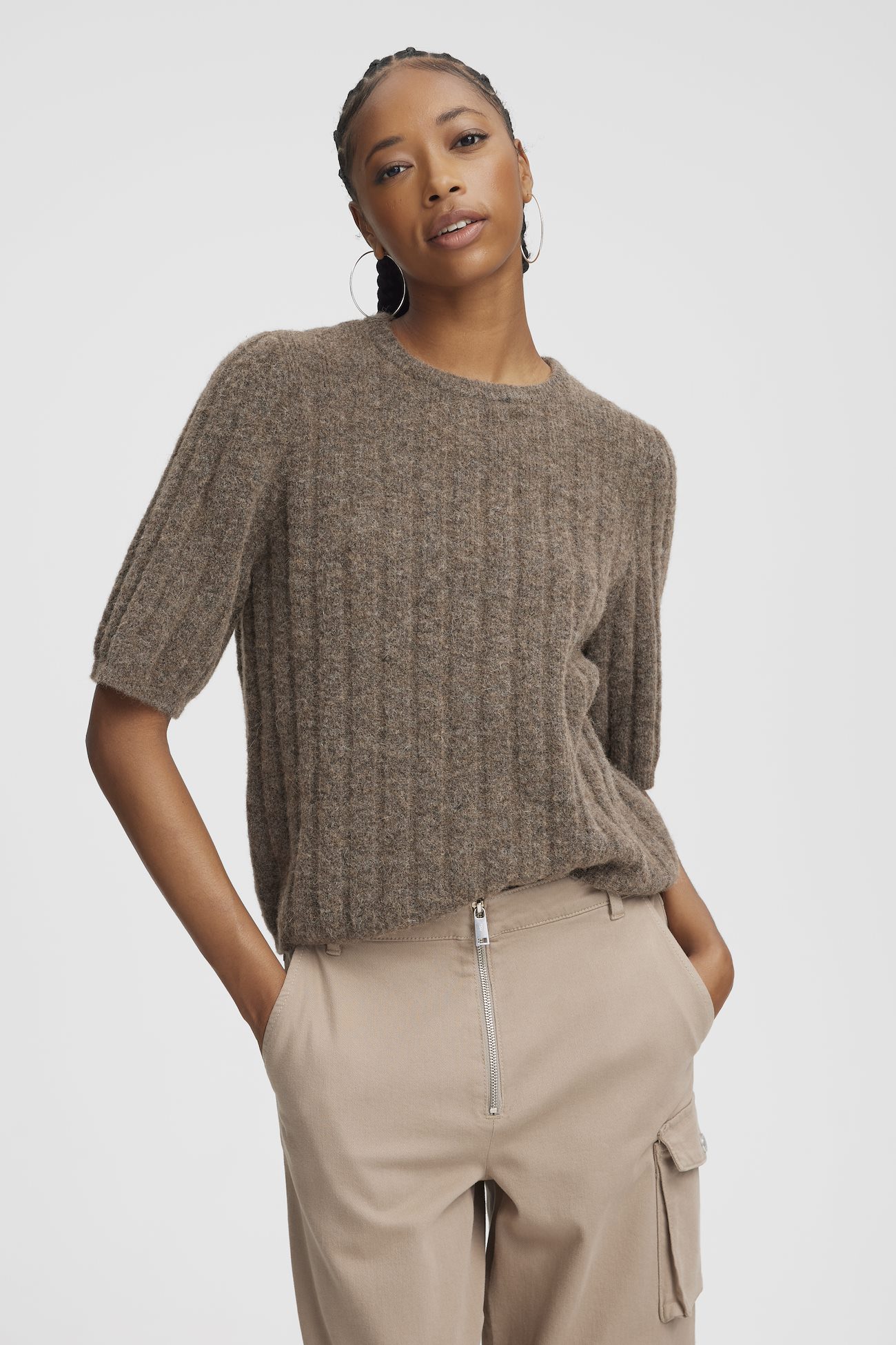 Gestuz - Alphagz Ss Tee 10910033 - 106877 - Wedgewood Melange