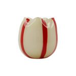 Tealight holder, HDGula, 'white/ Red
