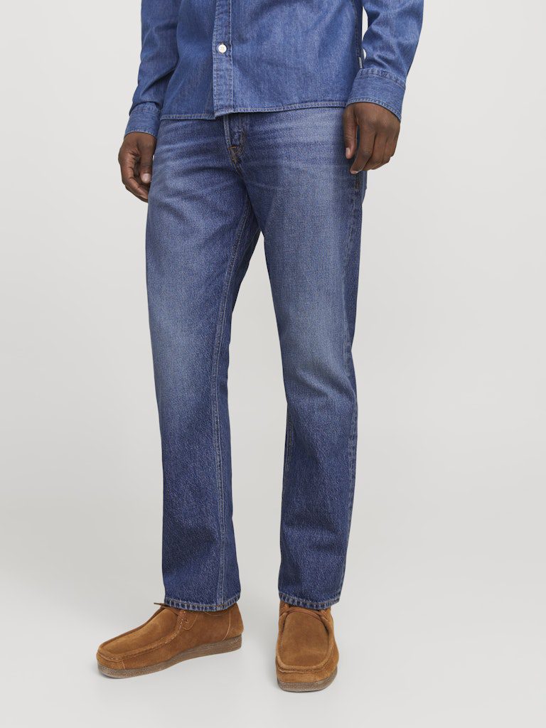Jean coupe décontractée Homme Jack and jones JJICHRIS JJORIGINAL SBD 632 NOOS Bleu Sport 2000 - Ref 12269528-001