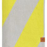 DIAGONAL bath towel, Yellow