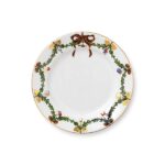 Stjerne Riflet Jul tallerken, 21 cm