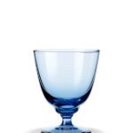 Flow Glas På Fod, Blå